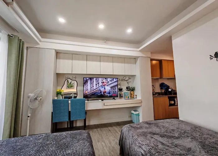 Appartement Azur A731, Amani Residences, 5 Minutes Airport, Netflix, Stylish, Cozy With Luxurious Swimming Pool Lapu-Lapu City
