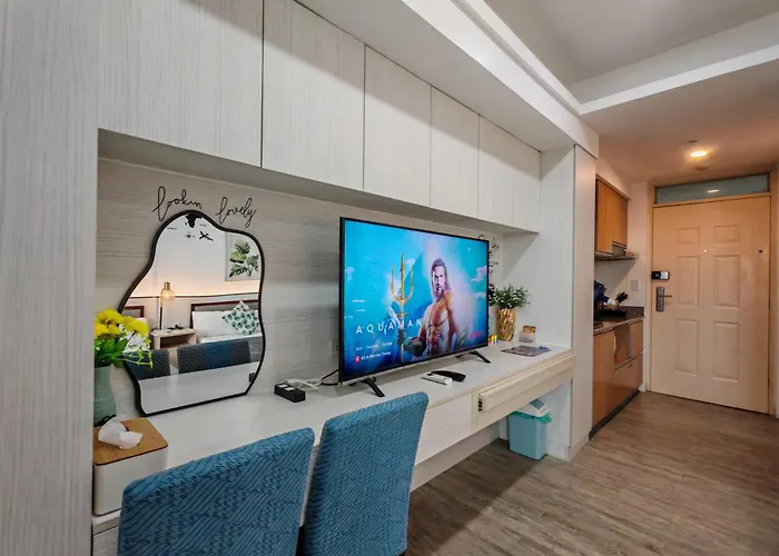 Azur A731, Amani Residences, 5 Minutes Airport, Netflix, Stylish, Cozy With Luxurious Swimming Pool Lapu-Lapu City