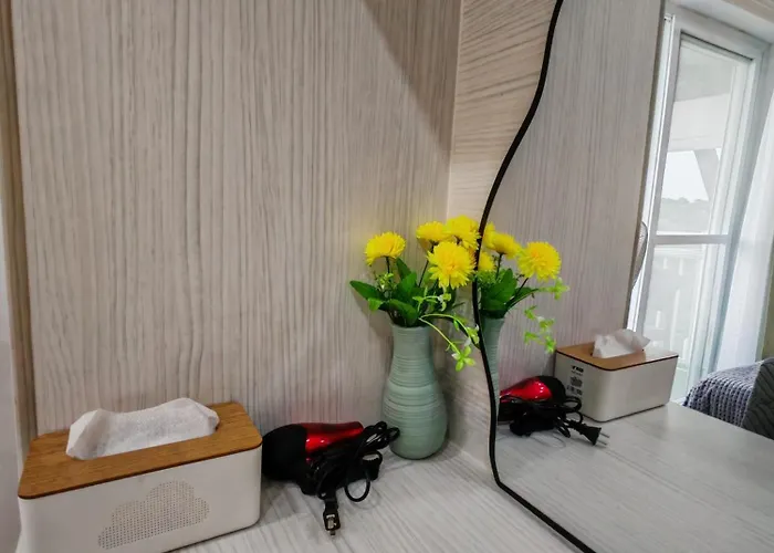 Azur A731, Amani Residences, 5 Minutes Airport, Netflix, Stylish, Cozy With Luxurious Swimming Pool Appartement Lapu-Lapu City